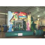 5 X 5m Indoor Jump House Fire Resistance , Childrens Bouncy Castle Quadruple Stitching for sale
