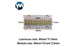 China UV Light Module 135W led module light 3535 3W quartz lens lamp beads supplier