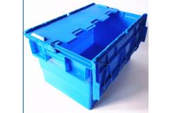 China Blue Grey Green 60L Plastic Storage Container With Lid supplier