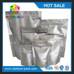 Stand up blue aluminum foil sigle color printing spout pouch for drink for sale