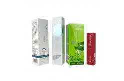 China OEM White Foldable Cardboard Boxes Spot UV Cosmetic Paper Box supplier