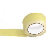 Removable Light Yellow Crepe Paper Masking Tape In Size 48mm X 50m for sale