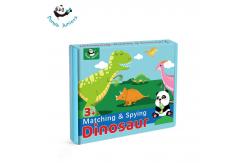 China Adventure Logical Board Games Mindful Activity Cards Matching And Spying Dinosaur supplier