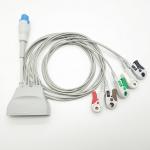 5 Leads Grabber HP Holter Record ECG Cable TPU Jacket for sale