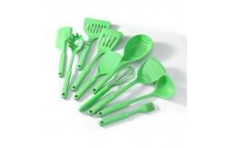 China Reusable Seamless Silicone Cooking Utensils Set With SS Core supplier