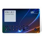 Waterproof OTP Smart Card Luminous Access Positioning One Time Password Card for sale