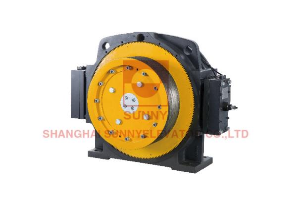 1600kg Gearless Traction Machine For Large Load Passenger Elevator