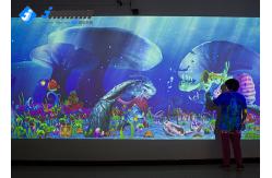 China Magic Painting Wall Interactive Games Projector , Scanner Interactive Gaming Systems supplier