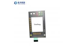 China Embossing Switch Waterproof Membrane Keypad LED Backlight LCD Window supplier
