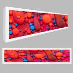 16.2 Inch Stretched Bar LCD Display Stretched LCD Advertising Screen 15W for sale