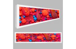 China 16.2 Inch Stretched Bar LCD Display Stretched LCD Advertising Screen 15W supplier