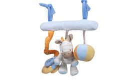 China Vision Developing Newborn Plush Toys Embroidery Logo Hanging Design supplier