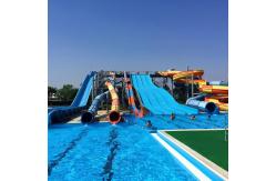 China ODM Swimming Pool Playground Amusement Games China Rainbow High Speed Water Slide supplier