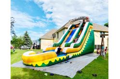 China Backyard Children Inflatable Bounce House With Water Slide supplier