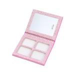 Glitter Paper Cosmetic Makeup Packaging 81mm CMYK Blush And Highlighter Palette for sale