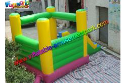 China Minion Inflatable Bouncer Slide , Castle Combo Units Green / Yellow supplier