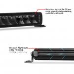 30'' Slim Single Row LED Light Bar With Die Casting Aluminum Shell