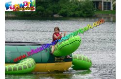 China Turtle Jump 15-Foot Water Trampoline, Inflatable Floating Water Toys / Jumping Pad supplier