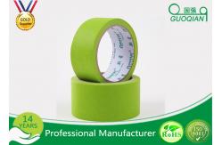 China High Temperature Green Masking Tape 1 Inch Textured Material No Glue Residue supplier