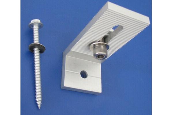 L Foot Solar Roof Mounting Systems With Frameless / Framed Solar Panel
