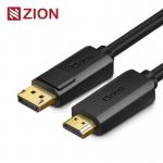 4K DisplayPort to HDMI Cable 4K Video Audio Adapter for Computers Laptops Monitors HDTVs for sale