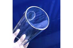 China SiO2 Fused Quartz Tube One End Sealing Bottom Or Round Bottom supplier