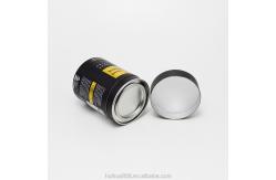 China Biodegradable Foil Inner Paper Tube Can Packaging With Metal Cover supplier
