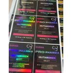 MK600 Oral 60 Tablets Labels Hologram Material U FOR Aluminum Zip Lock Bags for sale