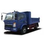 Blue Light Dump Truck 4X2 with Fuel Tank Capacity 200-300L for sale
