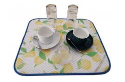 China 200gsm Reversible Microfiber Dish Drying Mat Tableware Protector supplier