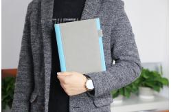 China Easy Bring Ring Binder Organizer / Loose Leaf Leather Day Planner 80 Sheets supplier