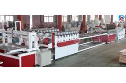 China WPC Building Board Production Line 2500mm Width WPC Board Making Machine supplier