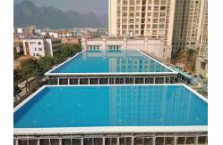 China Outdoor Above Ground Swimming Pool Kit Heavy Duty Frame 2000MM Depth Customized supplier