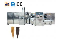 China Automatic Ice Cream Sugar Cone Making Machine High Efficiency supplier