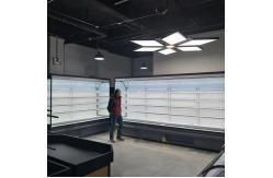 China R404a Refrigerant commercial beverage fridge Self Serve Impulse Cooler supplier