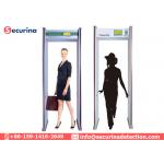Digital Signal Processing Walk Through Metal Detector Gate For Security Guards