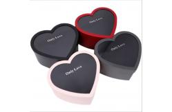 China Paper Heart Shaped Gift Boxes Packaging Box Custom Logo Printing For Flower supplier