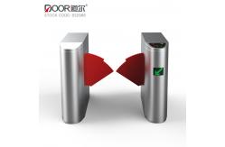 China Automatic Ic Card Reader Access Flap Barrier Gate For Gym Club supplier