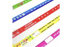 China Disposable Vinyl PVC Wristbands for L-Shaped Park Ticket Identification and Entertainment supplier