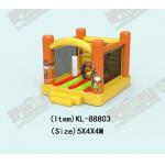 Donky Inflatable Bouncy Castle For Childrens With Pillar Circle