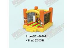 China Donky Inflatable Bouncy Castle For Childrens With Pillar Circle supplier