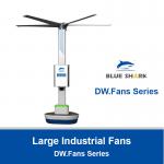 Large Industrial Standing Fan HVLS (High Volume-Low Speed) fans For Warehouse Factory Workshop for sale