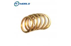 China Precision Components CNC Brass Parts Custom Processed Brass Rings supplier