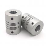 Anodizing Silver Aluminum Shaft Coupling 50mm Spiral Beam Coupling for sale