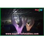 Waterproof 190T Nylon Inflatable Lighting Decoration On Ground 2m Ceremony
