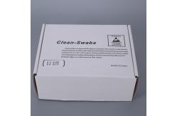 China Small Green Stick ESD Safe Swabs , Open Cell Cotton Tipped Swabs TX742B supplier
