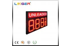 China Double Sides Unleaded LED Gas Price Sign With RF Wireless Remote supplier