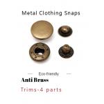 Anti Brass 4 - Parts DTM Metal Clothing Snaps for sale