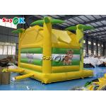 Customized Coconut Tree Inflatable Bounce House 0.55mm PVC Tarpaulin Material