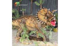 China Simulation Life Size Animatronic Triceratops For Jurassic Park supplier